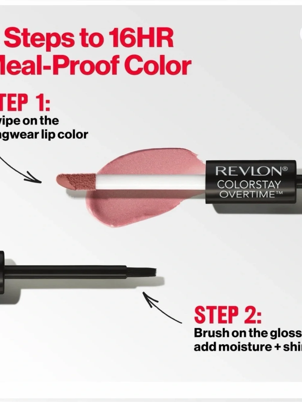 NWT Revlon ColorStay 2 n 1 gloss & lip stick 540 Unstoppable Nude